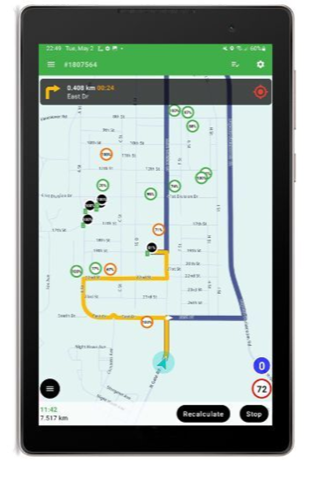 Driver Navigation App